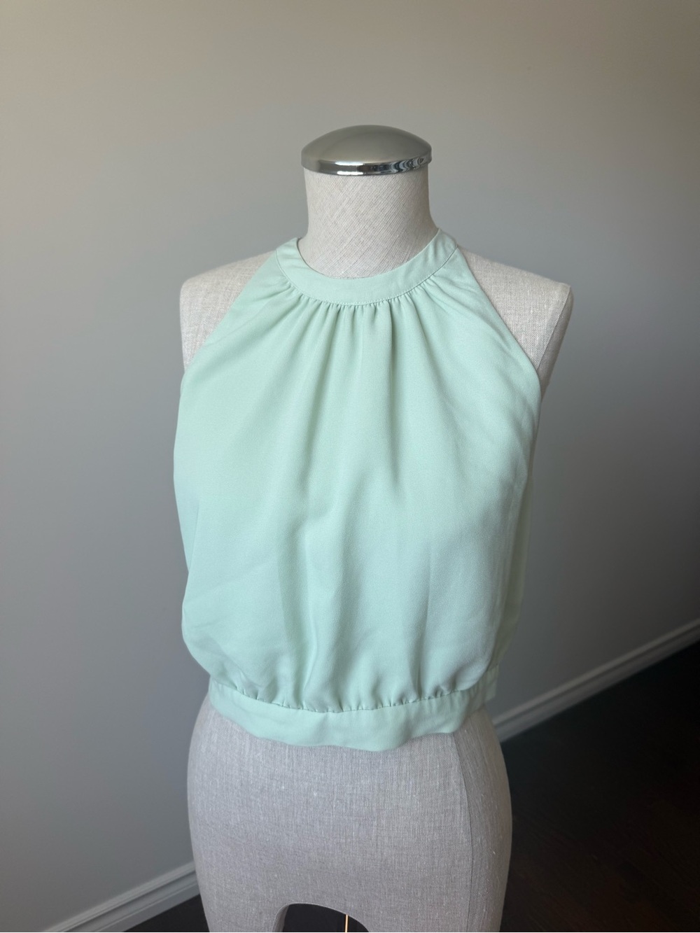 Wilfred Mint Green Halter Tank Top